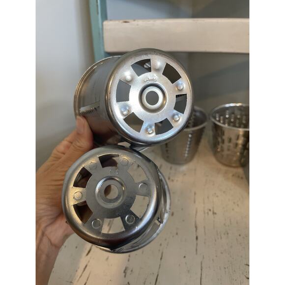 Townecraft Chef's Ware Manual Food Processor 4 Cones Vintage Suction Base - Picture 8 of 10